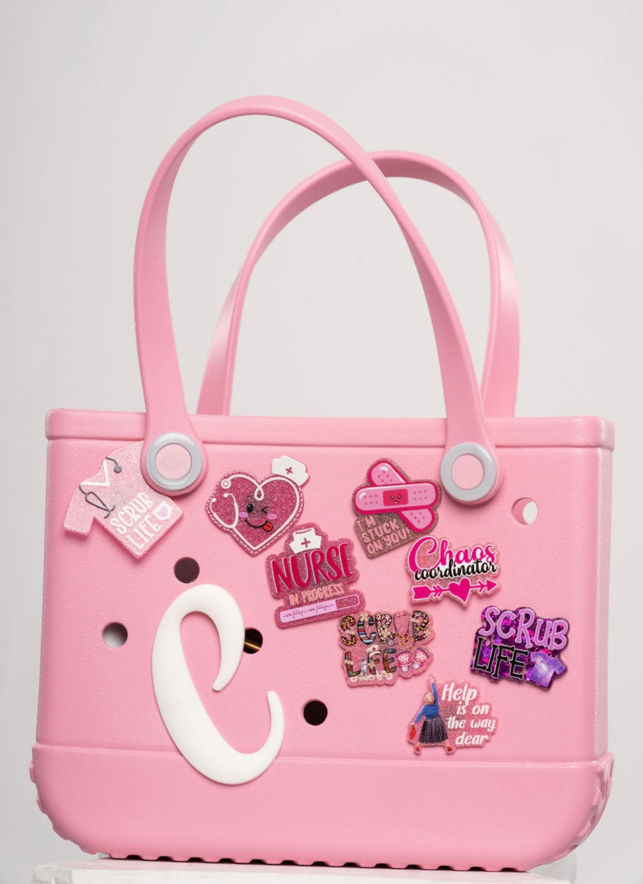 Tote Bag Letter Charms